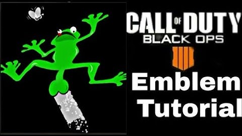 Call of Duty Black Ops 4 COD BO4 Easy Emblem Tutorial