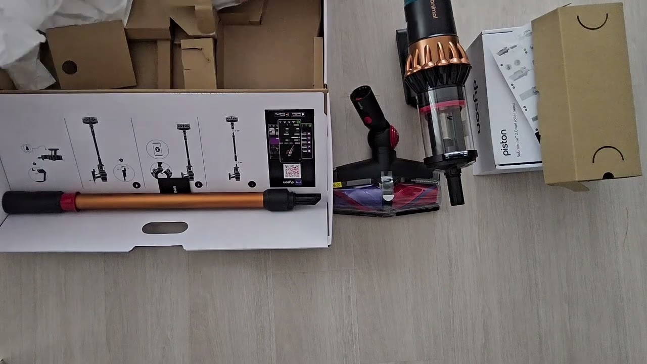 Dyson V16 Piston Animal Submarine kutu açılımı