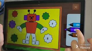 Game review by 2-year-old, coloring games color and paint RV appstudios screenshot 5