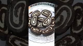 Oreo roll recipe youtubeshorts asmrfood asmr oreo recipe cake chocolate shorts viral yt