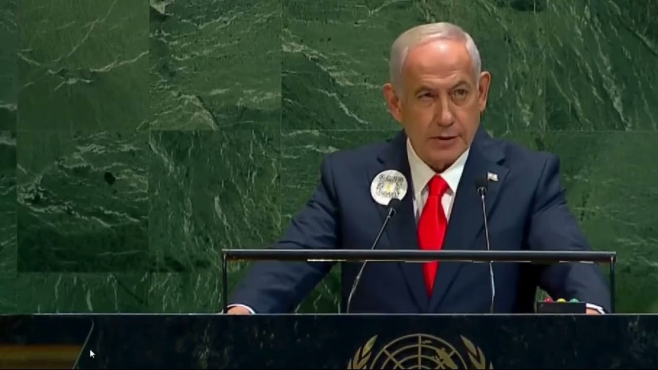 Delegates walk out as Netanyahu prepares to speak at UN General Assembly 