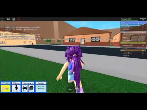 Roblox High School Purple Hair - 