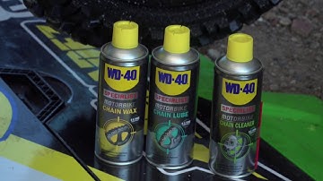 How to Use WD-40 Specialist Chain Cleaner on an Off Road Bike