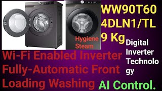 WW90T604DLN1/TL top load washing machine AI Control.Eco Bubble TechnologyWi-Fi Enabled Eco ड्रम