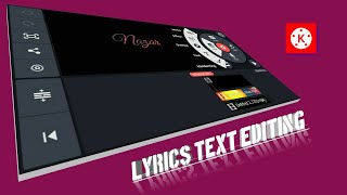 Lyrics song video kaise banae | how to make lyrics video editing black screen Kinemaster tutorial || screenshot 2