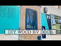 RV BUILD -  DIY IKEA Countertop RV Door!