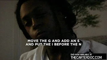 Lil Wayne performs song to the camera for his documentary "The Carter"