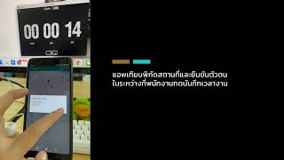 แอพลงเวลาเข้าออกงาน TimeMint เร็วแค่ไหนมาดูกันในคลิปนี้