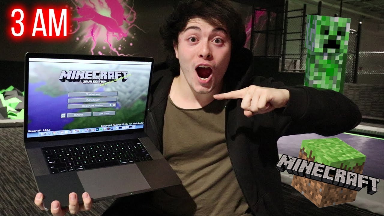 DO NOT PLAY MINECRAFT AT 3AM!! (CREEPER IN REAL LIFE 
