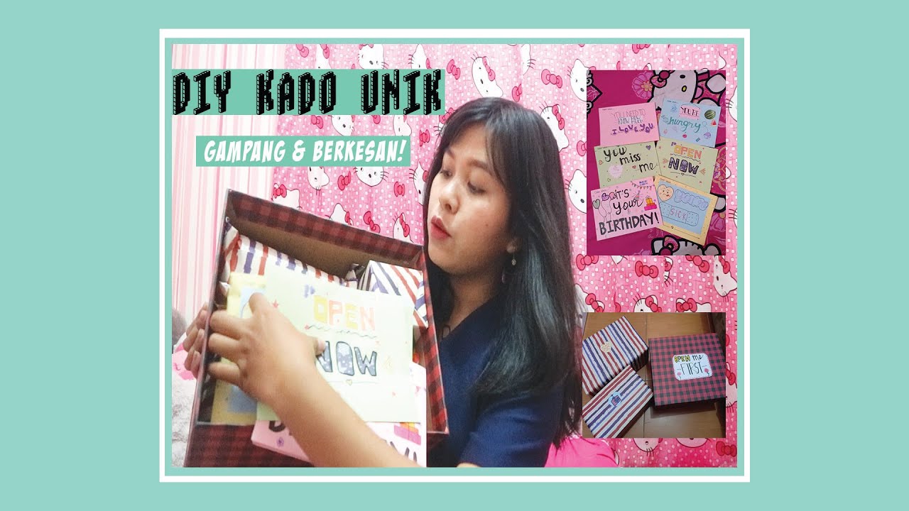 DIY KADO BUAT PACAR, SAHABAT / KELUARGA [OPEN WHEN LETTER] - YouTube