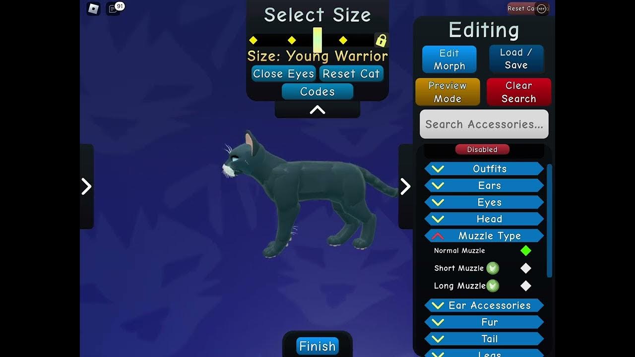How to create Bluestar from warrior cats in WCUE (Warrior Cats Ultimate