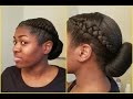 Braided Low Bun Hairstyles For Black Hair