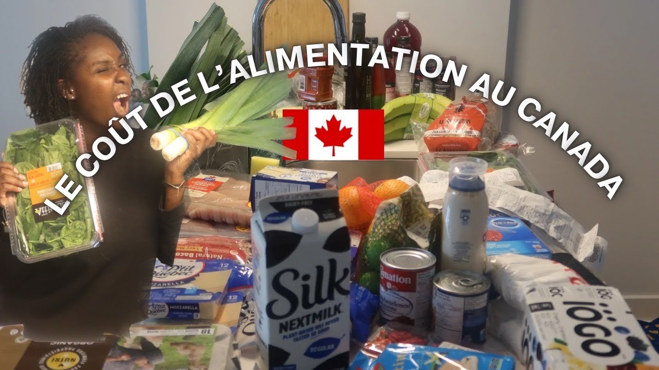 Vivre au Canada - le coût de la vie - combien coûte l'alimentation, les courses  Walmart, Avril