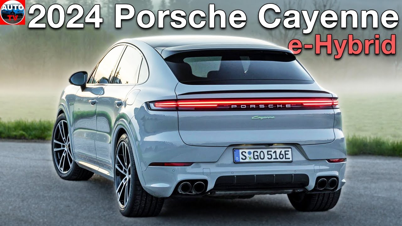 NEW 2024 Porsche Cayenne eHybrid Coupe FIRST LOOK in Crayon YouTube