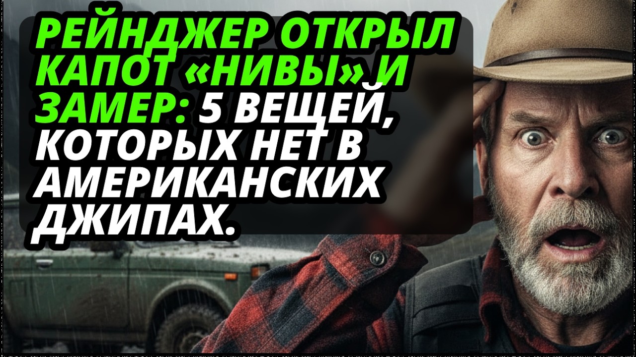 «Это машина АПОКАЛИПСИСА!» Техасский рейнджер сел за руль старой «Нивы» и ПОТЕРЯЛ ДАР РЕЧИ.