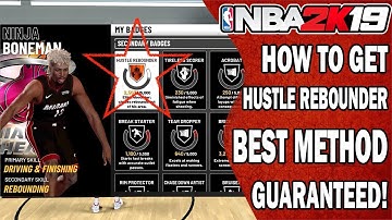 NBA 2K19 How To Get Hustle Rebounder