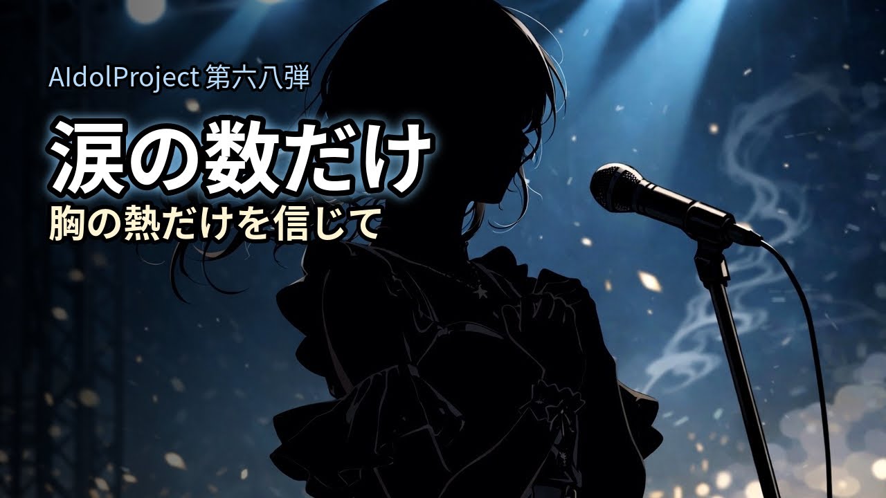 【AIdolProject第六八弾】「涙の数だけ」【Official Music Video】