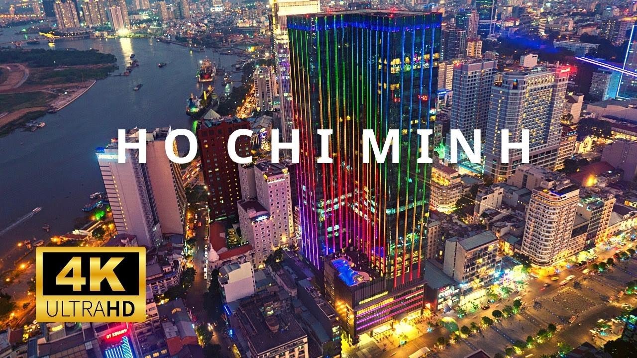 Ho Chi Minh City, Vietnam 🇻🇳 in 4K ULTRA HD 60 FPS by Drone