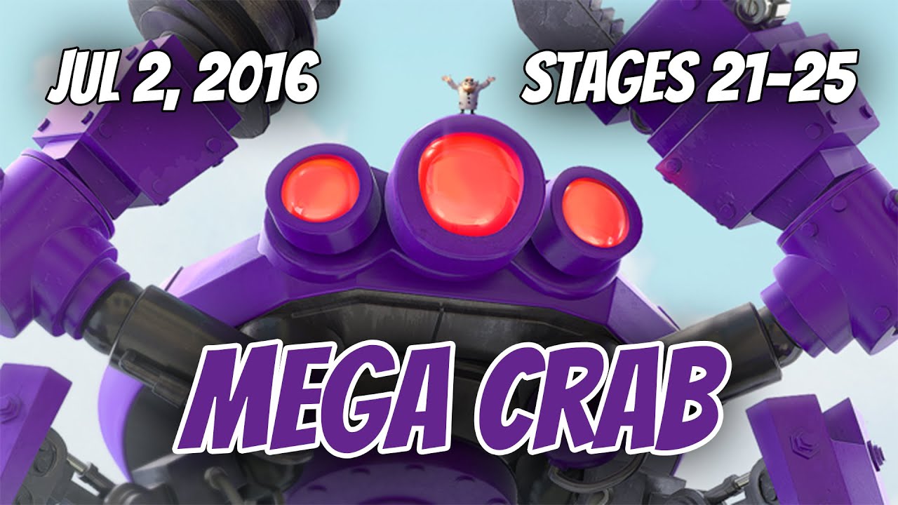 Jul 2, 2016 Mega Crab Rises! Stages 21-25 - Boom Beach