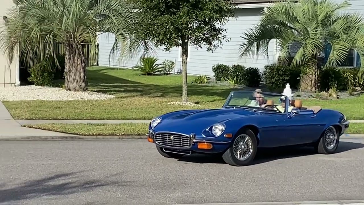 1973 Jaguar E-Type Roadster V12 4-Speed for sale on BaT Auctions