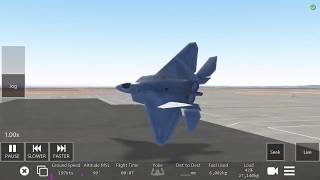 Infinite flight f-22 stunt show!!