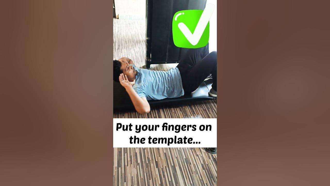 Crunches exercise kaise kre how to do crunches exercise. shorts