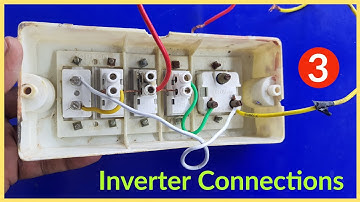 inverter wire connection in board | How to connect inverter wire to electric board | inverte wire
