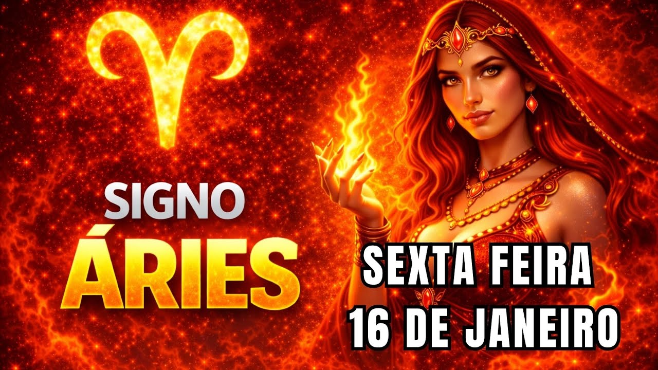 ♈ÁRIES! 16 DE JANEIRO DE 2026 - HOJE SUA CORAGEM FAZ DIFERENÇA