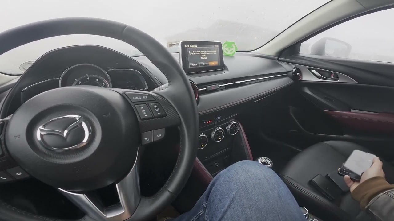 Mazda CX-3 (2015-2022) How to Pair Smartphone via Bluetooth - YouTube