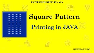 Celebrity Square Pattern printing using JAVA Net Worth