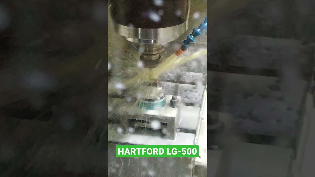 EDM CORE Machining in VMC | Hartford LG-500 | #Shorts #cnc #vmc #edm #cad #cam #machining #diemould