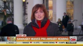 Sandusky waives preliminary hearing