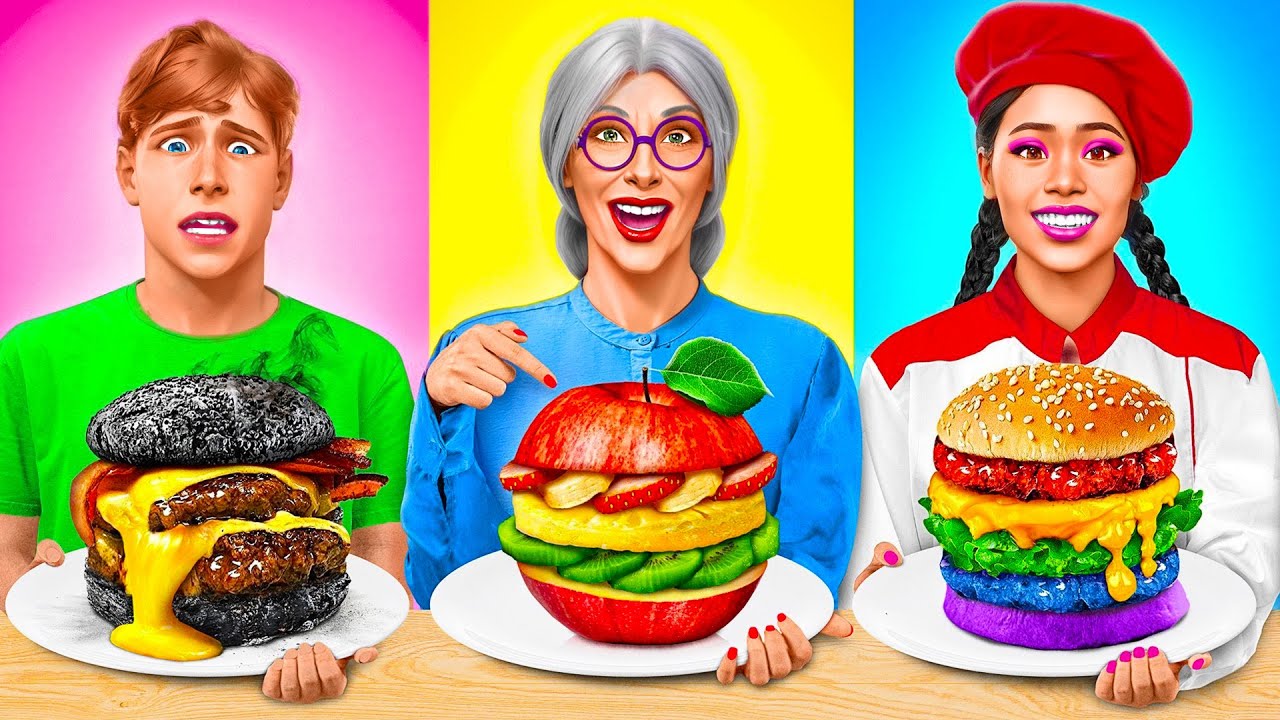 Me vs Grandma Cooking Challenge | Funny Food Situations by Toon ...