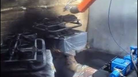 ABB Robot With Indexer Rotary Table - Painting Plastic Parts