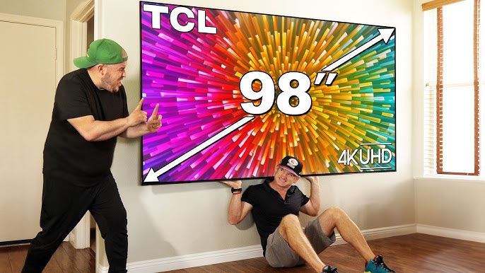 Which is Better Big TV or Projector? TCL 98 inch Q SERIES TV REVIEW 