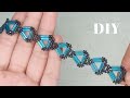 Bugle beads bracelet tutorial/Beaded bracelet tutorial easy/Bugle beads tutorial
