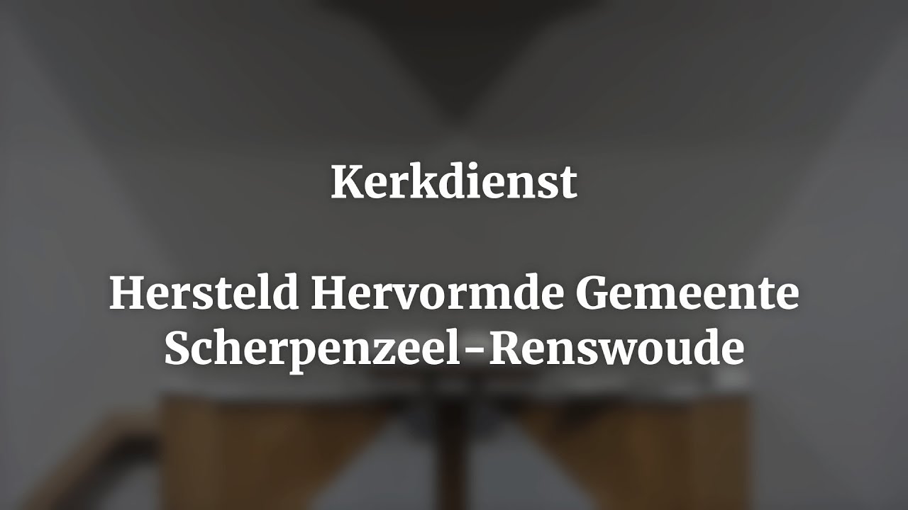 ds. H. Oussoren | HHG Scherpenzeel-Renswoude - YouTube