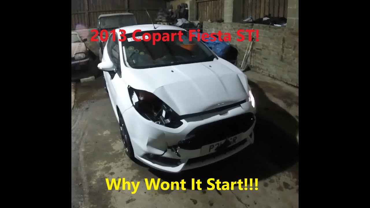 Salvage Ford Fiesta ST180 From Copart UK Part 1 : How Bad Is It!!!