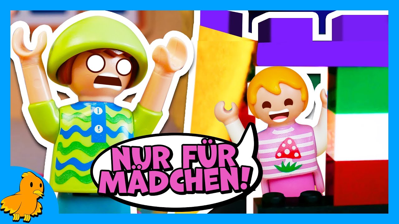 Playmobil Film LEA und HANNAH bauen eine HÖHLE! Familie Vogel