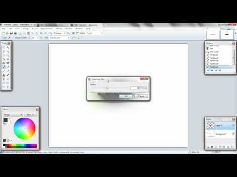 How to make a glitter style text effect in paint.net