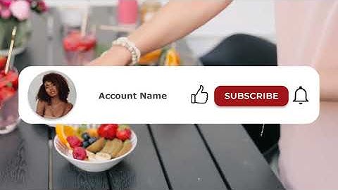 Custom Animated Youtube Subscribe Button Overlay Animation for Youtube Channel