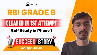 RBI Grade B Topper Interview | RBI Grade B Preparation Strategy | How To Crack RBI | EduTap Guidance