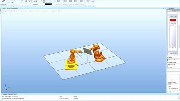 RobotStudio, Multimove with IRB140 and IRB1600
