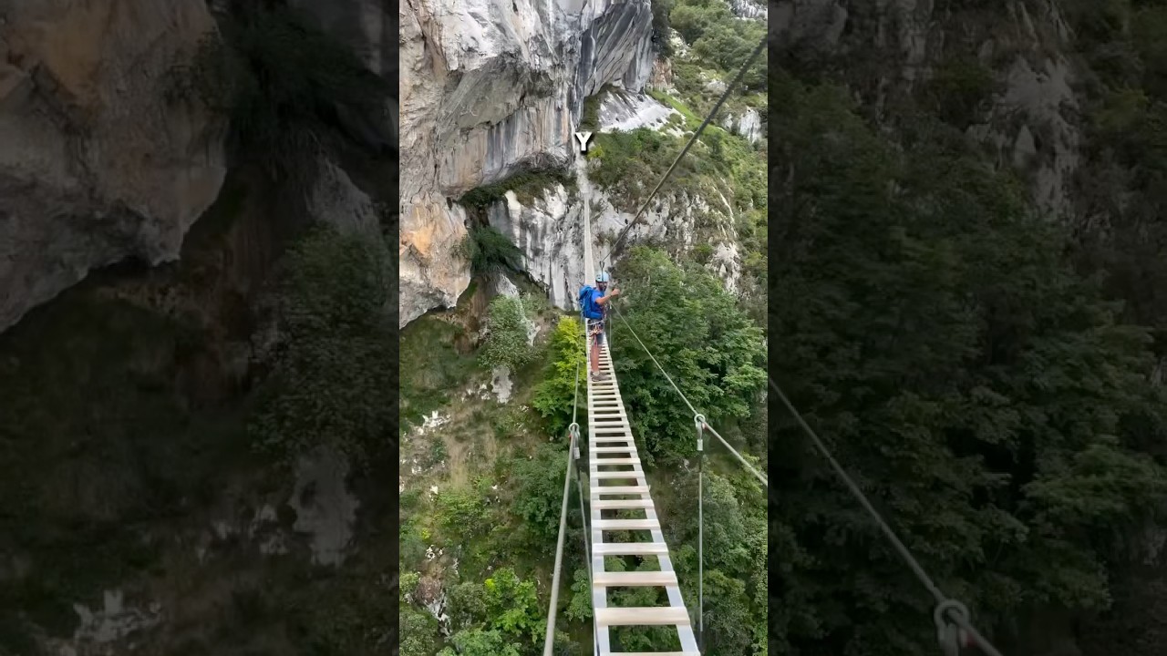 📍Vía Ferrata La Hermida (por los puentes)