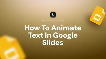 How To Animate Text In Google Slides | Make Your Presentations Pop!