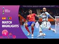 Spain v portugal  fifa futsal world cup 2021  match highlights