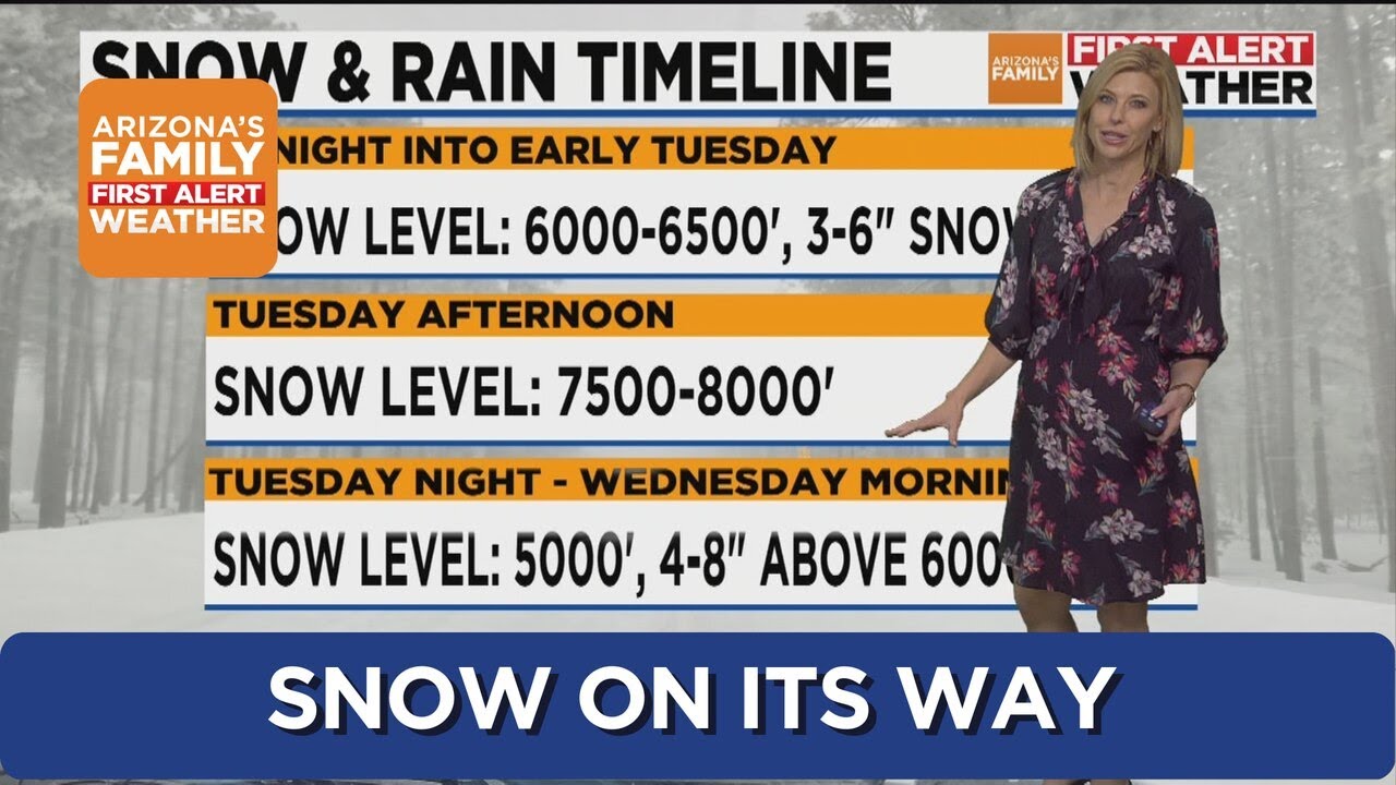 More snow on the way for northern Arizona - YouTube