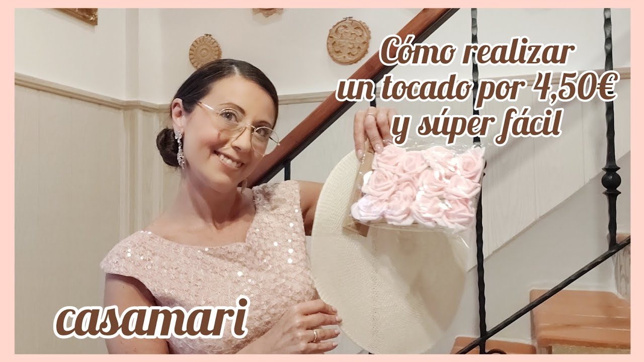 Cómo realizar un tocado por 4,50€ y súper fácil de hacer 👒 Estaremos súper elegantes y divinas.