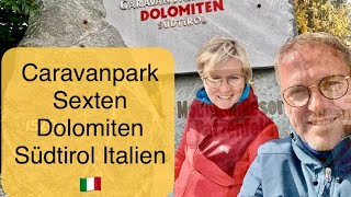 Caravanpark Sexten Dolomiten Südtirol Italien 🇮🇹 