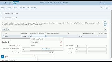 ERA22H00 - Manage Internal Orders - Fiori Demo